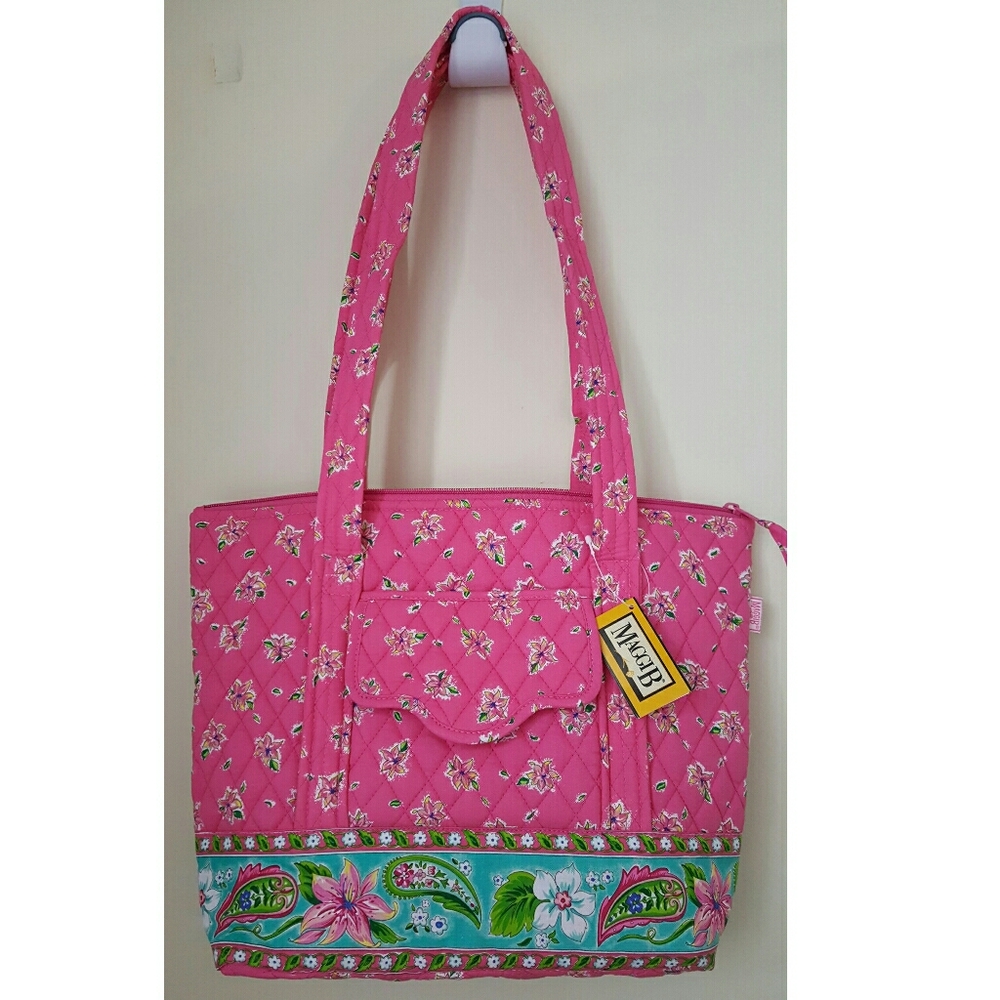 MaggiB French Country Everyday Tote - Lillies Pink